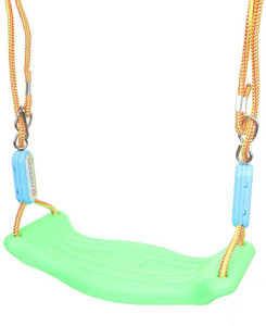 TOGGLE PLAY Plastic Rider Swing for Kids | Indoor & Outdoor Hanging Jhula | Strong Hand Grip Plastic Small Swing