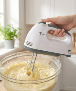 DRMTLGY 260 W White Hand Blender, Electric Whisk, Stand Mixer
