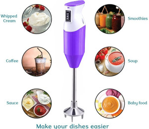 ELEGIOUS 350 W Purple Hand Blender