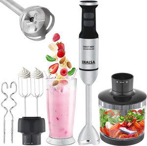 Inalsa 1700 W Black/Silver Hand Blender
