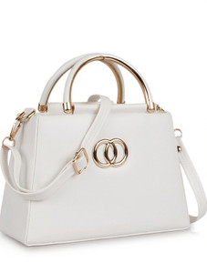 Lady Quinton Women White Handbag - Image 6