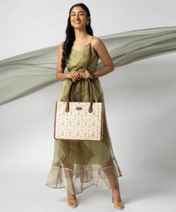 ZOUK Women Yellow Tote