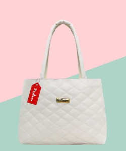 Reprox Women White Hand-held Bag
