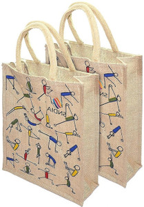 SNDIA Men & Women Beige Handbag