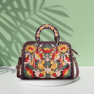 Eveda Women Brown, Multicolor Handbag