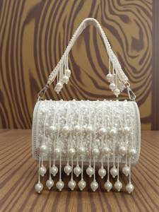 Zeba collection Girls White Handbag