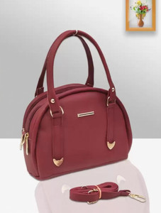 Abu fashion Women Maroon Hand-held Bag