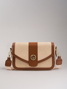 LINO PERROS Women Beige Sling Bag