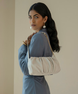 Miraggio Women White Shoulder Bag