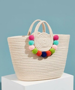 Textile and Beyond Women White Handbag