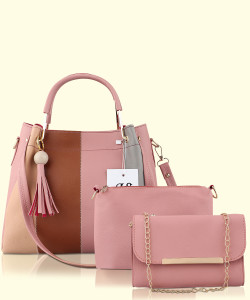 LIKE STYLE Women Pink Handbag