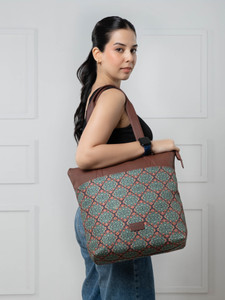 ZOUK Women Blue Tote