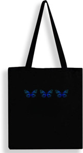 Peach Blossom Women Black Messenger Bag