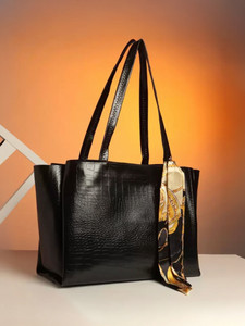 DECORZ Women Black Shoulder Bag