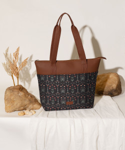 ZOUK Women Blue Tote