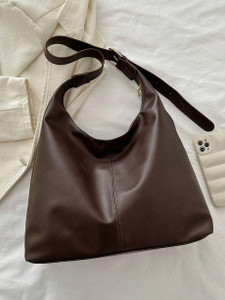 HK PURSE Women Brown Hobo