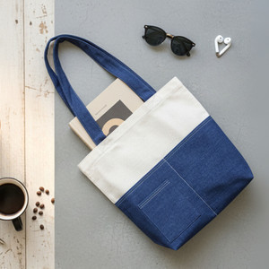 Ecodott Women Blue, White Tote