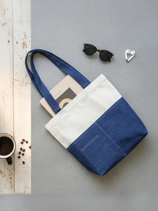 Ecodott Women Blue, White Tote
