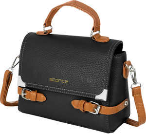 STORITE Women Black Hand-held Bag