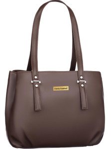 Clovia Fashion Brown Shoulder Bag Stylish casual PU Leather women bag