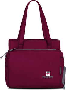 FANCEIY Women Maroon, Grey Shoulder Bag