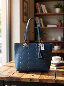 Ritupal COLLECTION Women Blue Hand-held Bag
