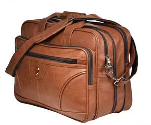 Iconic Men & Women Tan Messenger Bag