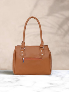 fheno Women Tan Handbag