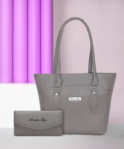 Buy MOONSTAR BAGS Women Grey Shoulder Bag Grey Online Best Price