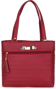 Buy claspNclutch Women Red Hand-held Bag RED Online Best Price in India 