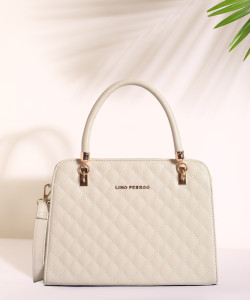 LINO PERROS Women White Shoulder Bag