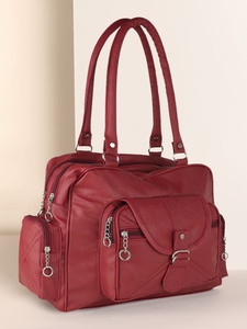 Ritupal COLLECTION Women Maroon Satchel