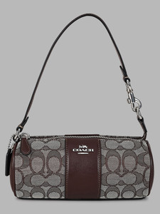 COACH Women Brown, Grey Shoulder Bag