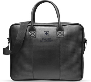 SWISS MILITARY Men & Women Black Messenger Bag