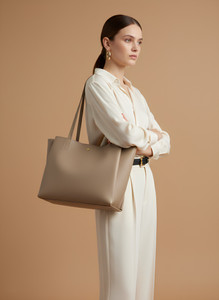 fabbik Women Beige Tote