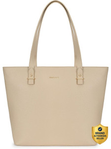 Fastrack Women Beige Tote