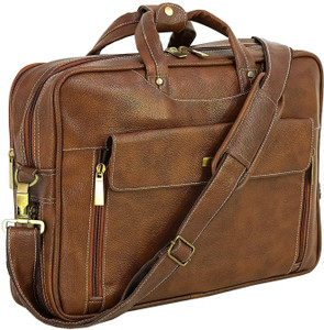 STORITE Men & Women Brown Messenger Bag