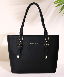 LINO PERROS Women Black Tote