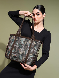 PEARLUXIS Women Green, Brown Shoulder Bag