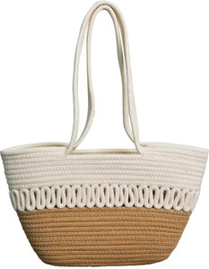 DYARCHY Women Brown, White Hand-held Bag