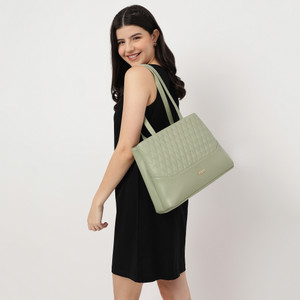 Fastrack Women Green Satchel