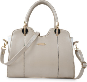 SPOTIC Women Beige, Gold Handbag