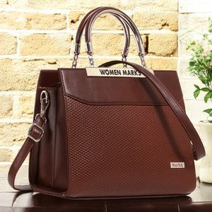 Women Marks Women Brown Hand-held Bag