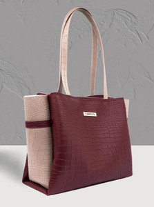 CarryLux Women Maroon, Beige Shoulder Bag