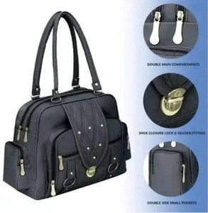 KGN FASHION Women Black Tote