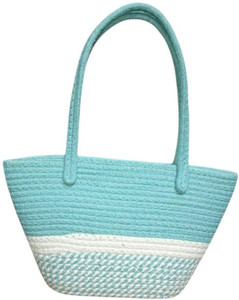 GHATIN Women Blue, White Hand-held Bag
