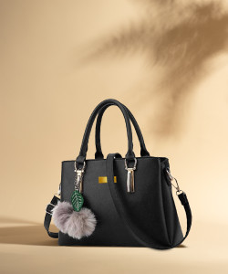 AVNU FASHION Women Black, Black Hand-held Bag