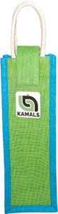 Kamals Men & Women Green, Blue Bottle Bag