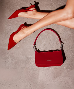 Miraggio Women Red Shoulder Bag