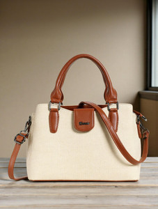 Exotic Women Beige Handbag